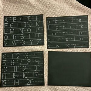Set of 4 chalkboards